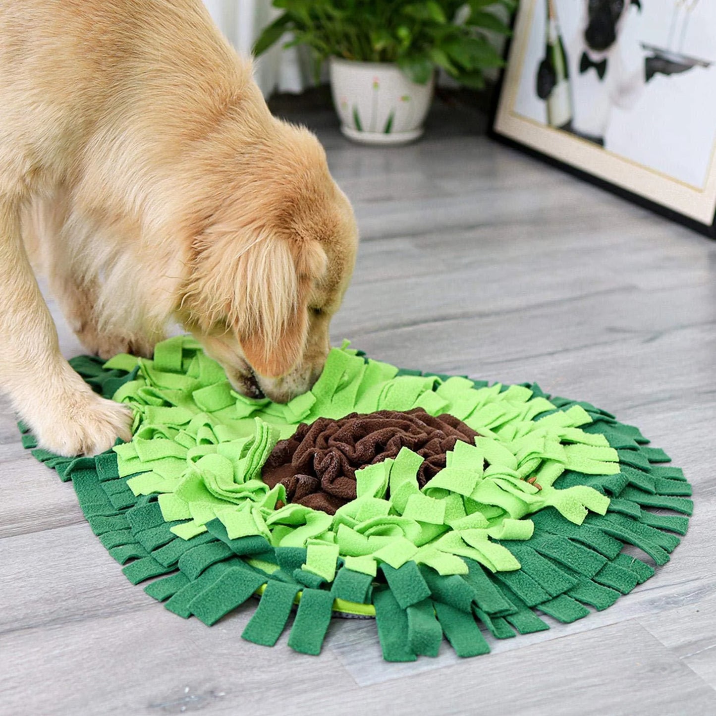 Interactive Dog Sniffing Mat – Puzzle Toy & Training Blanket for Mental Stimulation and Healthy Feeding